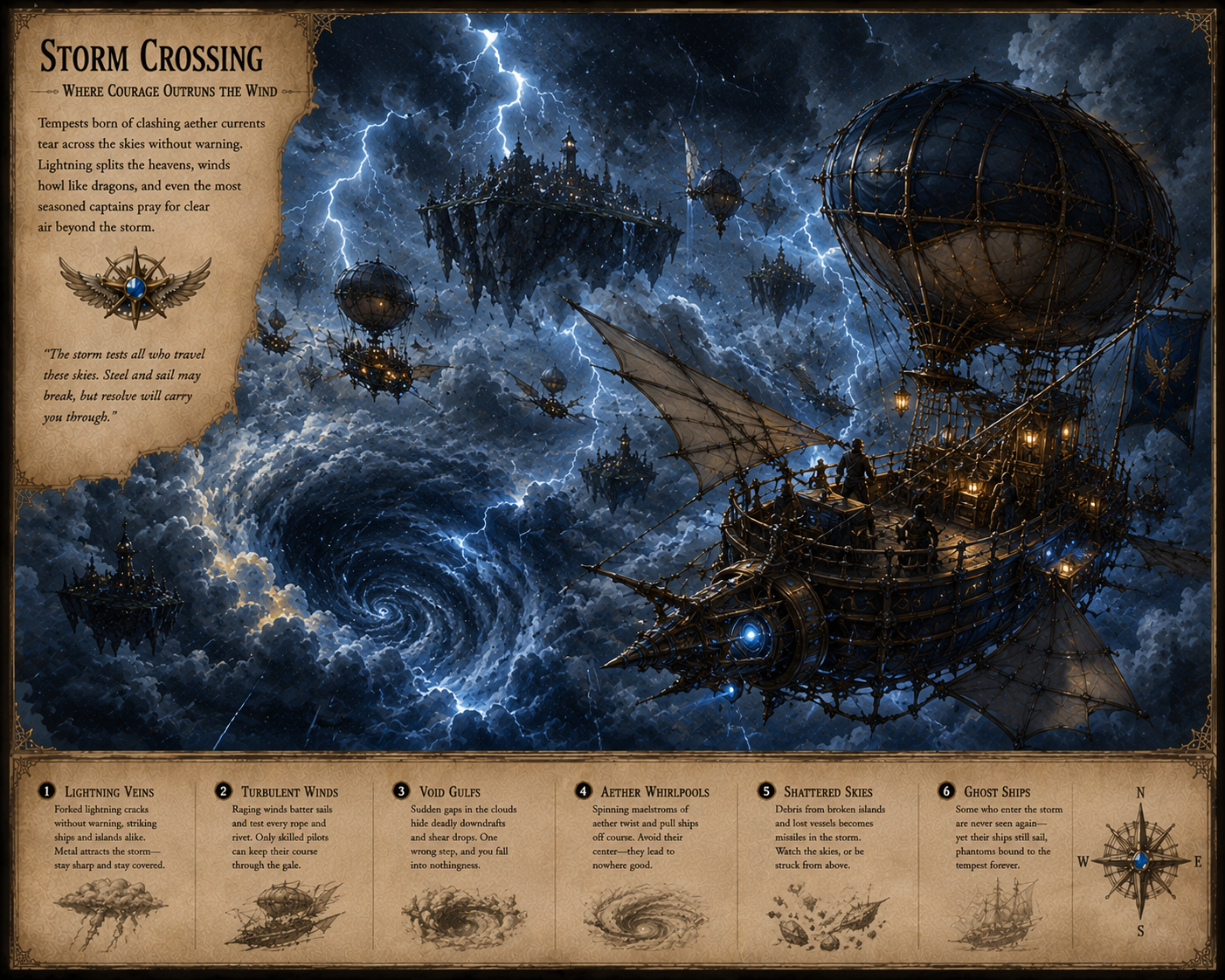 Storm Crossing atmosphere art